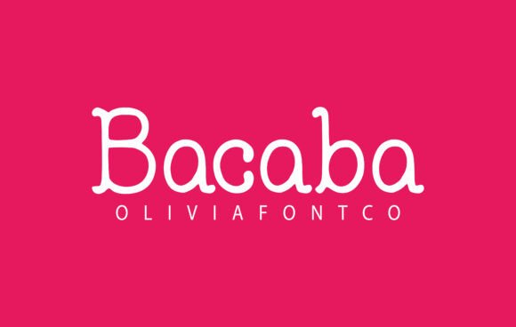 Bacaba: A Modern Script Font with a Designer's Confidence