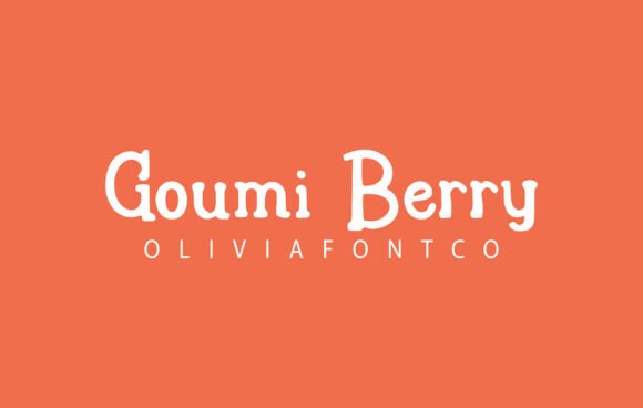 Crafting with the Goumi Berry Handwritten Font