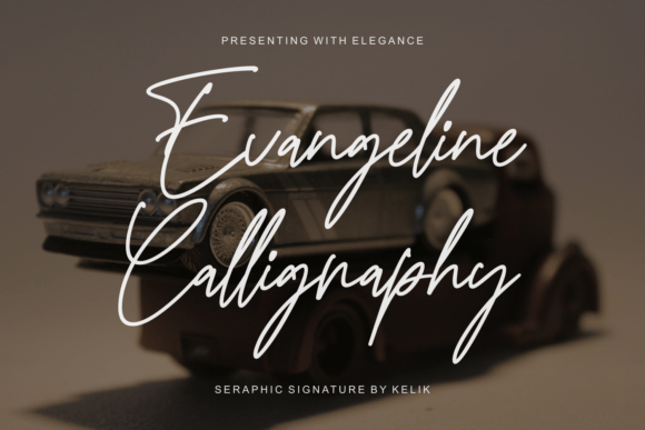Evangeline Calligraphy: The Signature-Style Font for Campaign Clarity