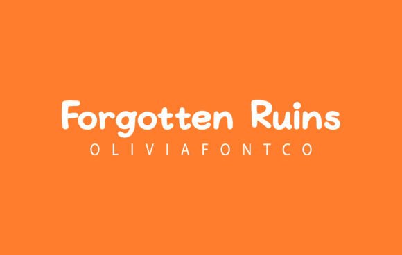 Forgotten Ruins: A Romantic Handwritten Font for Authentic Branding