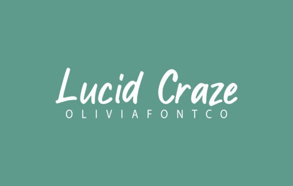 Lucid Craze: A Romantic Handwritten Font for Branding Projects