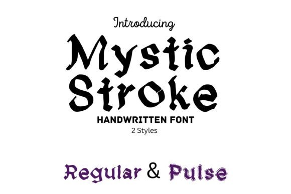 Mystic Stroke: A Bold Script Font for Modern Digital Branding