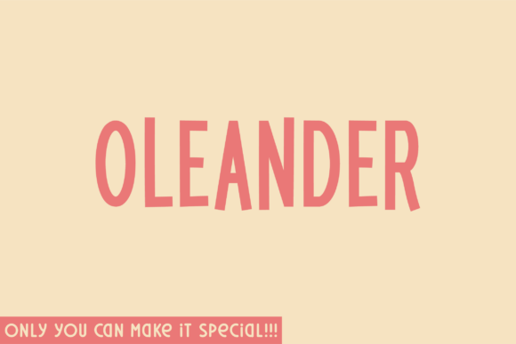 Oleander: A Script Font for Distinctive Editorial Voices