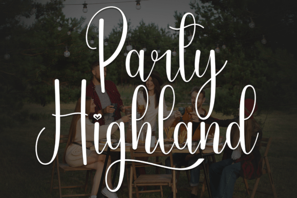 Party Highland: The Stylish Script Font That Elevated Our Campaign Visuals